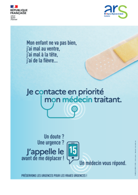 Affiche "Appelez le 15"