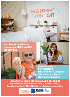 AFFICHE fAIS COMME CHEZ TOIT